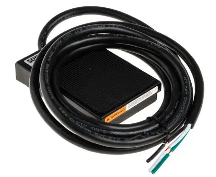 Produktfoto 1 von RS PRO Fußschalter Tastend, 1-poliger Umschalter Stahl, 10A 250 V ac, IP20