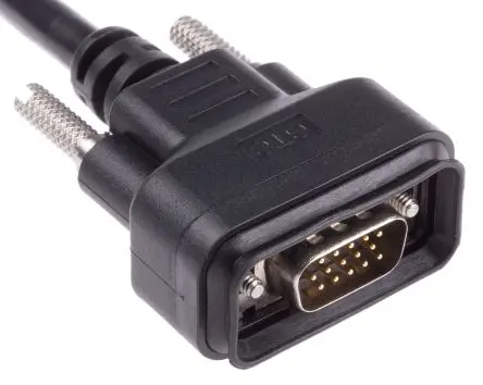 Produktfoto 1 von RS PRO GTC Sealed Serielles Kabel / D-Sub, 15-polig Stecker / Nicht abgeschlossen Stecker, 2 m Polyvinylchlorid,