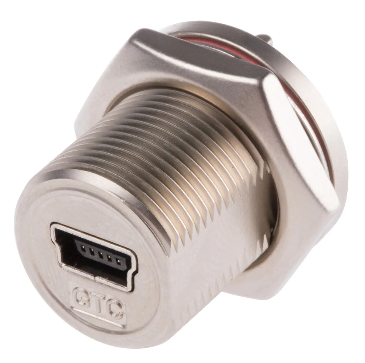 Produktfoto 1 von RS PRO, Gerade GTC Sealed USB-Steckverbinder Buchse Micro-USB Typ B 1, Panel