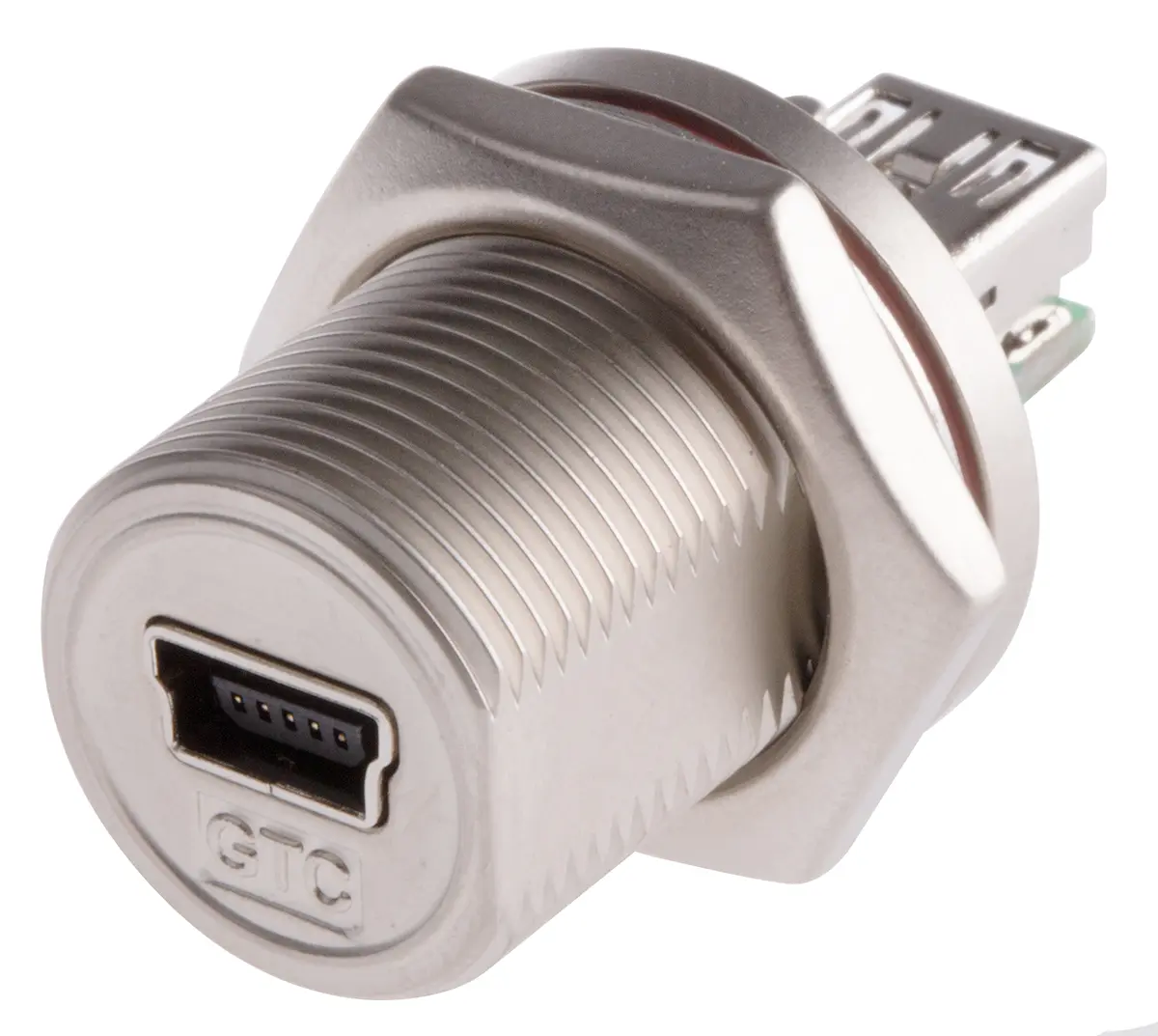 Produktfoto 1 von RS PRO, Gerade GTC Sealed USB-Steckverbinder Buchse USB-Typ B 1