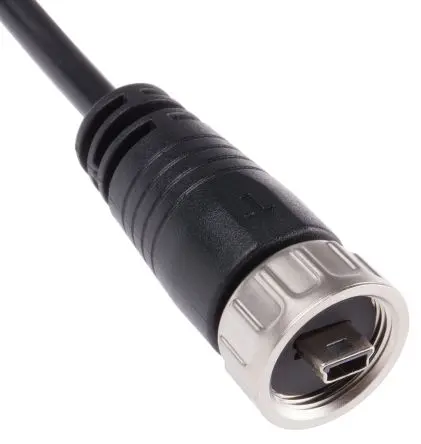 Produktfoto 1 von RS PRO Stecker GT214320 USB-Kabel, Micro-USB Typ B Stecker / USB Typ A, 2 m USB 2.0 Schwarz