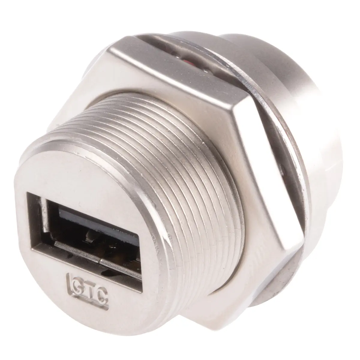 Produktfoto 1 von RS PRO, Gerade GTC Sealed USB-Steckverbinder Buchse USB Typ A 1, Panel USB 2.0