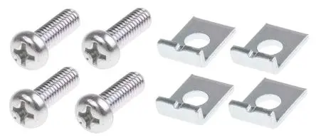 RS PRO Aluminium Zahnstangen-Montagesatz, Modul 2, 11.4 mm