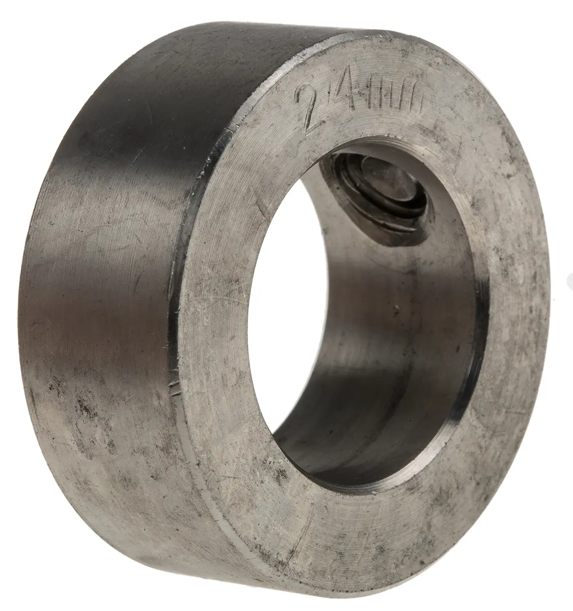 Produktfoto 1 von RS PRO Edelstahl Wellenmanschette Einteilig, mit Stellschraube 40 mm Außen-ø  x 16 mm