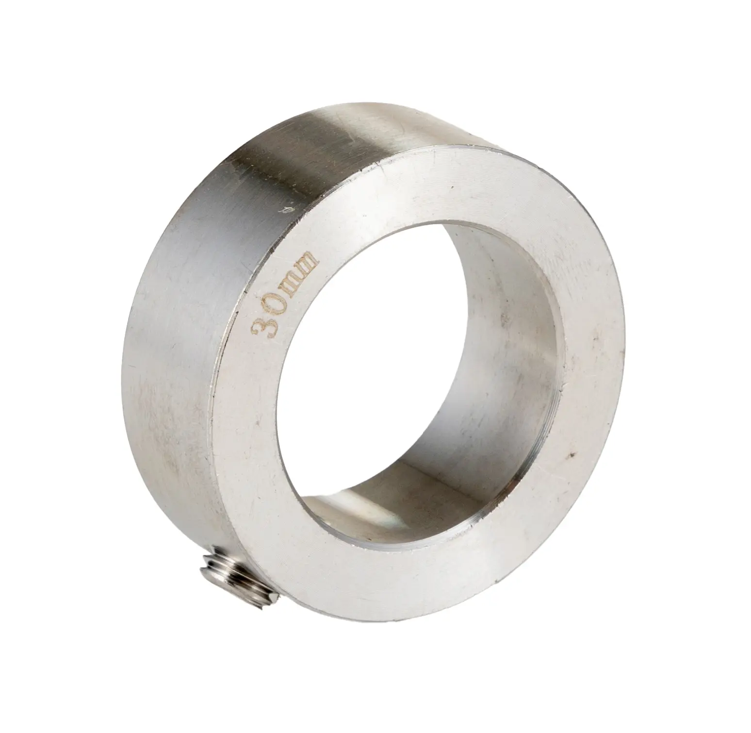 Produktfoto 1 von RS PRO Edelstahl Wellenmanschette Einteilig, mit Stellschraube 45 mm Außen-ø  x 16 mm