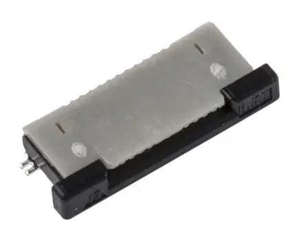 Produktfoto 1 von JST FLZ ZIF, Oberfläche gewinkelt FPC-Steckverbinder, 12-polig Buchse / 1-reihig, Raster 0.5 mm, ZIF-Kontakt oben
