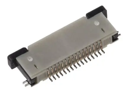 Produktfoto 1 von JST FLZ, Oberfläche gewinkelt FPC-Steckverbinder, 14-polig / 1-reihig, Raster 0.5 mm, ZIF-Kontakt oben