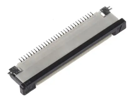 Produktfoto 1 von JST FLZ ZIF, Oberfläche gewinkelt FPC-Steckverbinder, 30-polig Buchse / 1-reihig, Raster 0.5 mm, Lot