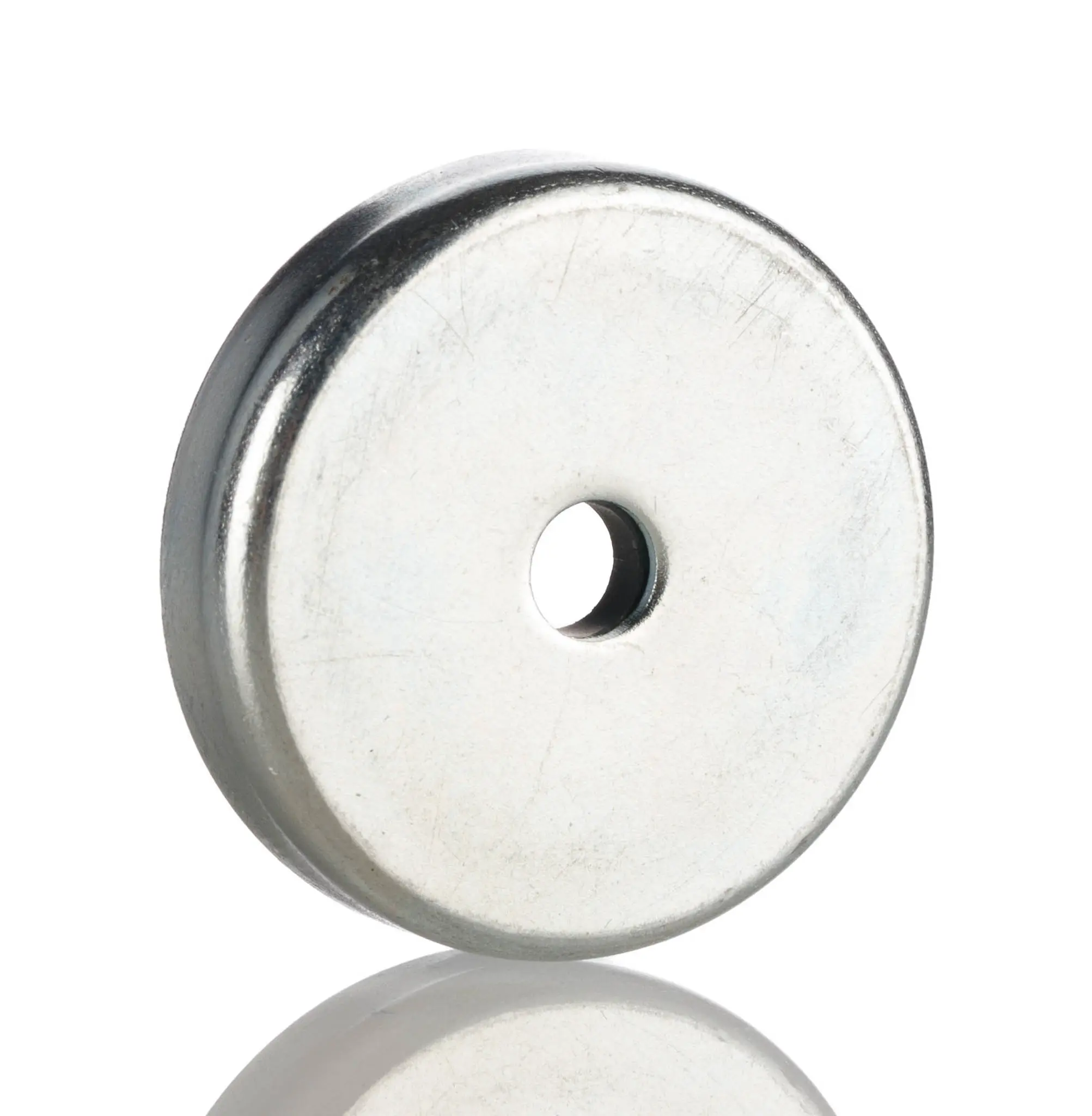 Produktfoto 1 von Eclipse Topf Magnet, Bohrung, Ø 80 mm x 18 mm x 18 mm, Zugkraft 54 kg