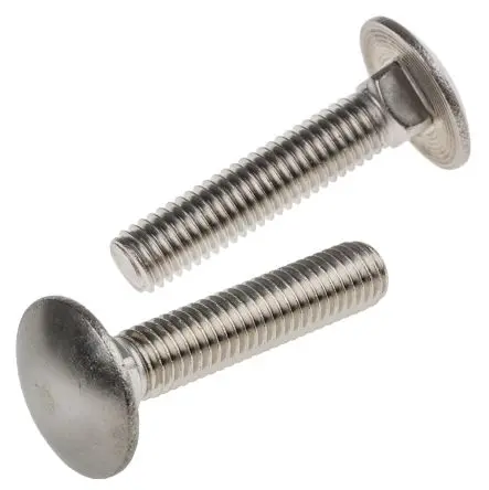 Produktfoto 1 von RS PRO Schlossschrauben Güte A2 Edelstahl glatt Metrisch x 40 mm x 40 mm