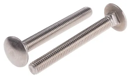 Produktfoto 1 von RS PRO Schlossschrauben Güte A2 Edelstahl glatt Metrisch x 70 mm x 70 mm