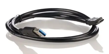 Produktfoto 1 von Wurth Elektronik Stecker WR-COM IC-Buchse USB-Kabel, USB Typ C Stecker / USB Typ A, 1 m USB 3.1 Schwarz