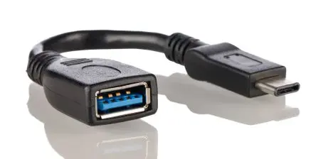 Produktfoto 1 von Wurth Elektronik Stecker WR-COM IC-Buchse USB-Kabel, USB Typ C Buchse / USB Typ A, 120 mm USB 3.1 Blau