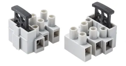Produktfoto 1 von RS PRO Nylon 6.6 Abgesicherter Anschlussklemmenblock 6.3A 3-polig Schraubbefestigung, Raster 9 mm 2.5mm²