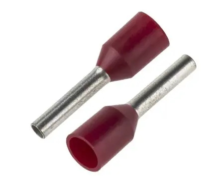 Produktfoto 1 von JST FTR Aderendhülsen-Crimp, Stift ø 1.4 mm, Rot, Polypropylen, 8 mm, 14mm, Isoliert, 18 AWG max.