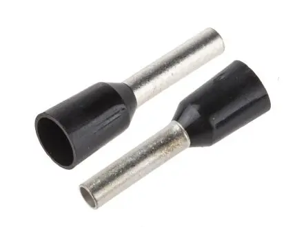 Produktfoto 1 von JST FTR Aderendhülsen-Crimp, Stift ø 1.7 mm, Schwarz, Polypropylen, 8 mm, 14mm, Isoliert, 16 AWG max.