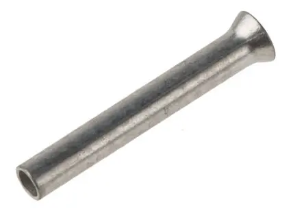 Produktfoto 1 von JST WE Aderendhülsen-Crimp, Stift ø 1 mm, 10 mm, 10mm, Unisoliert, 20 AWG max.