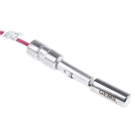 Produktfoto 1 von Gems Sensors LS-7 Schwimmerschalter Horizontal Viton, SPST NO/NC, -40 °C → 121 °C, mit 610 mm Leitung