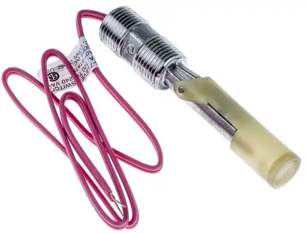 Produktfoto 1 von Gems Sensors LS-7 Schwimmerschalter Horizontal Viton, SPST NO/NC, -40 °C → 121 °C, mit 610 mm Leitung