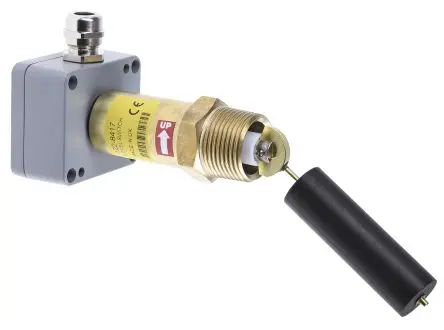 Produktfoto 1 von Gems LS-2050 Füllstandsschalter Füllstandsschalter mit 1 m Kabel Horizontal-Montage Messing bis 10 bar -40 °C / 80 °C