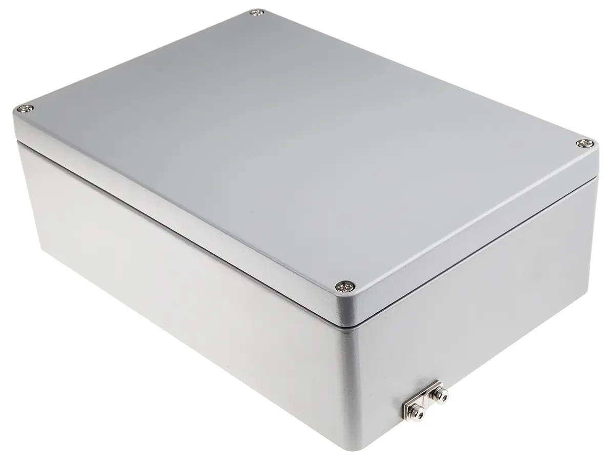 Produktfoto 1 von RS PRO RJ; Gehäuse; Aluminium IP65, IP66, IP40, IP68 Breite 330 mm Höhe 111 mm Länge 330 mm