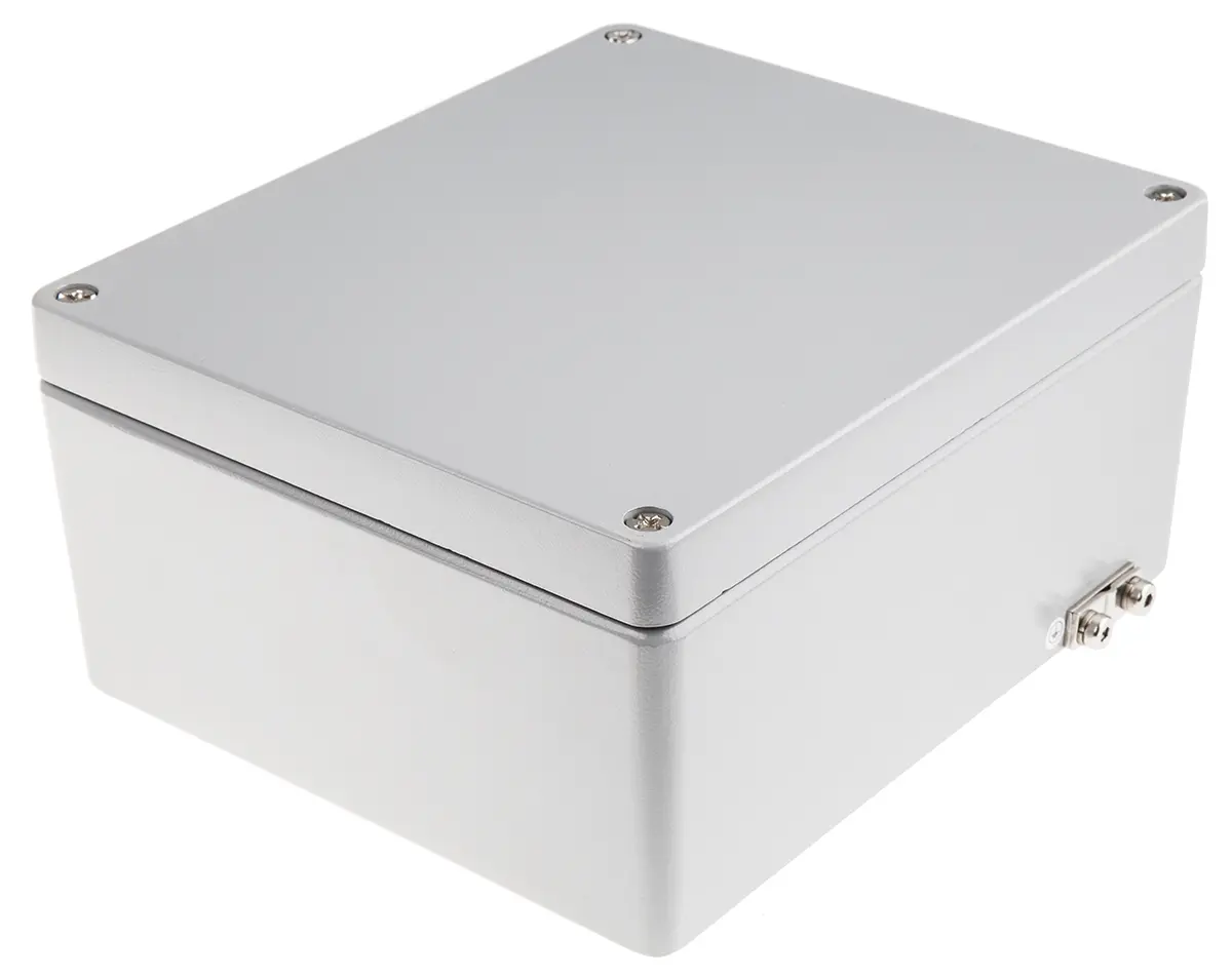 Produktfoto 1 von RS PRO RJ; Gehäuse; Aluminium; IK09 IP65, IP66, IP40, IP68 Breite 230 mm Höhe 113 mm Länge 230 mm