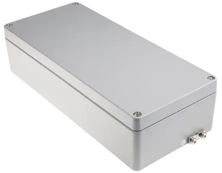 Produktfoto 1 von RS PRO RJ; Gehäuse; Aluminium; IK09 IP65, IP66, IP67, IP68 Breite 360 mm Höhe 90 mm Länge 160 mm