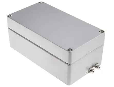 Produktfoto 1 von RS PRO RJ; Gehäuse; Aluminium; IK09 IP66 Breite 220 mm Höhe 81 mm Länge 220 mm