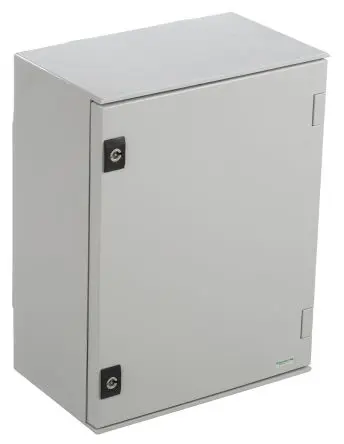 Produktfoto 1 von Schneider Electric PanelSeT Polyethylenterephthalat Wandanschlusskasten Grau IP66, HxBxT 430 mm, 330 mm x 200 mm