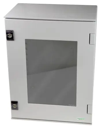 Produktfoto 1 von Schneider Electric PanelSeT Polyester Wandgehäuse Grau IP66, HxBxT 847 mm x 636 mm x 300mm