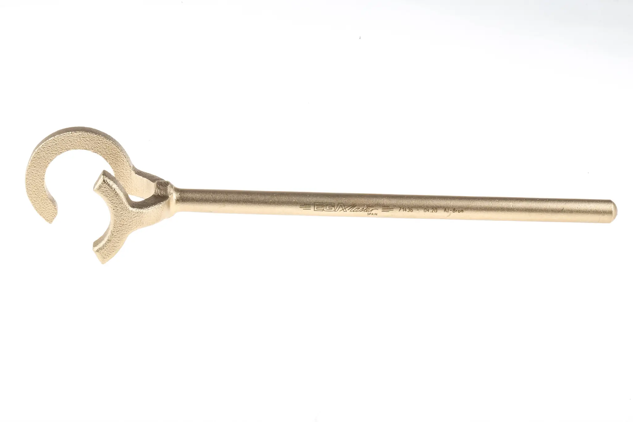 Ega-Master Ventilhaken-Schlüssel, 200 mm - 380 mm, Länge 400 mm Aluminiumbronze