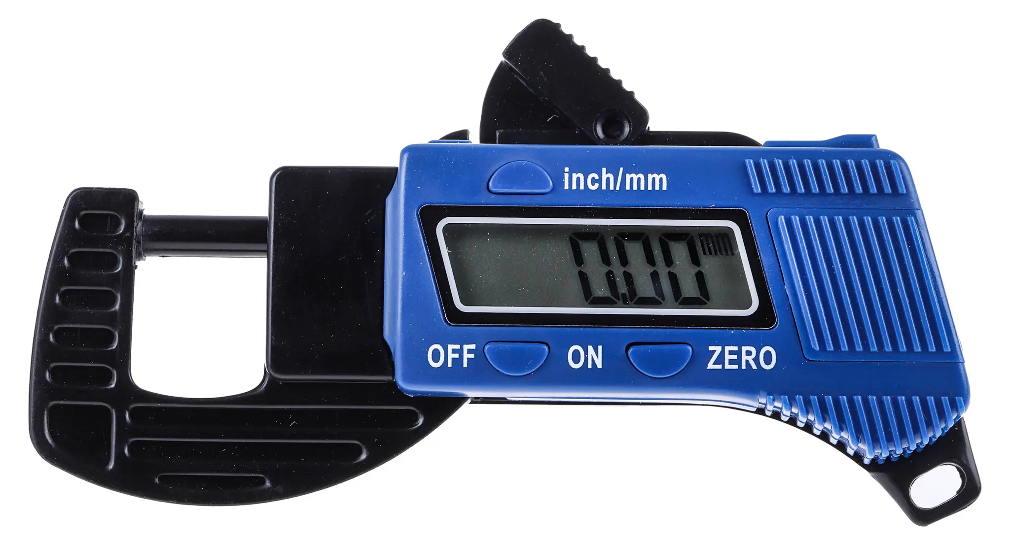 Produktfoto 1 von RS PRO Dickenmesser mit LCD Anzeige, 0 mm → 12 mm ±0.1 mm / 0.01 mm