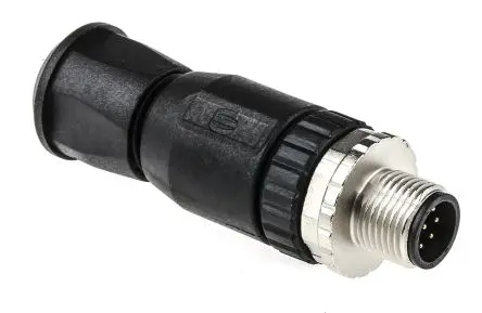 Produktfoto 1 von HARTING Circular Connectors M12 M12 M12 Rundsteckverbinder Stecker 8-polig Stecker 2A Kabel IP67