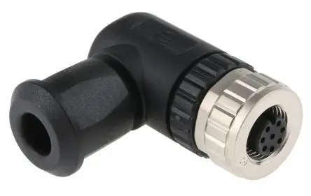 Produktfoto 1 von HARTING M12 20 mm M12 Rundsteckverbinder Buchse 8-polig Buchse 2A Kabel IP67