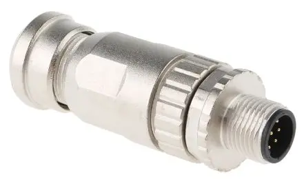 Produktfoto 1 von HARTING Circular Connectors M12 M12 M12 Rundsteckverbinder Stecker 8-polig Stecker 2A Kabel IP67