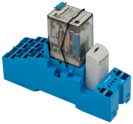 Produktfoto 1 von Finder 58 Interface Relais 12V dc, 4-poliger Schließer DIN-Hutschiene 86mA