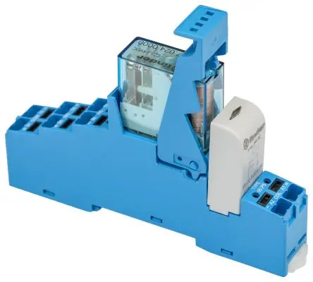 Produktfoto 1 von Finder 48 Interface Relais 24V dc, DPDT-2 CO DIN-Hutschiene 22.2mA