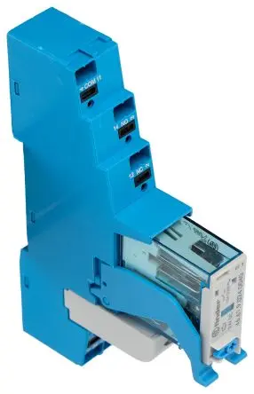 Produktfoto 1 von Finder 4C Interface Relais 24V dc, 1-poliger Umschalter DIN-Hutschiene 20mA