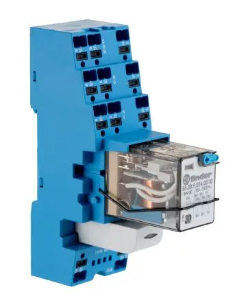 Produktfoto 1 von Finder 58 Interface Relais 24V dc, Dreipoliger Umschalter DIN-Hutschiene 40mA