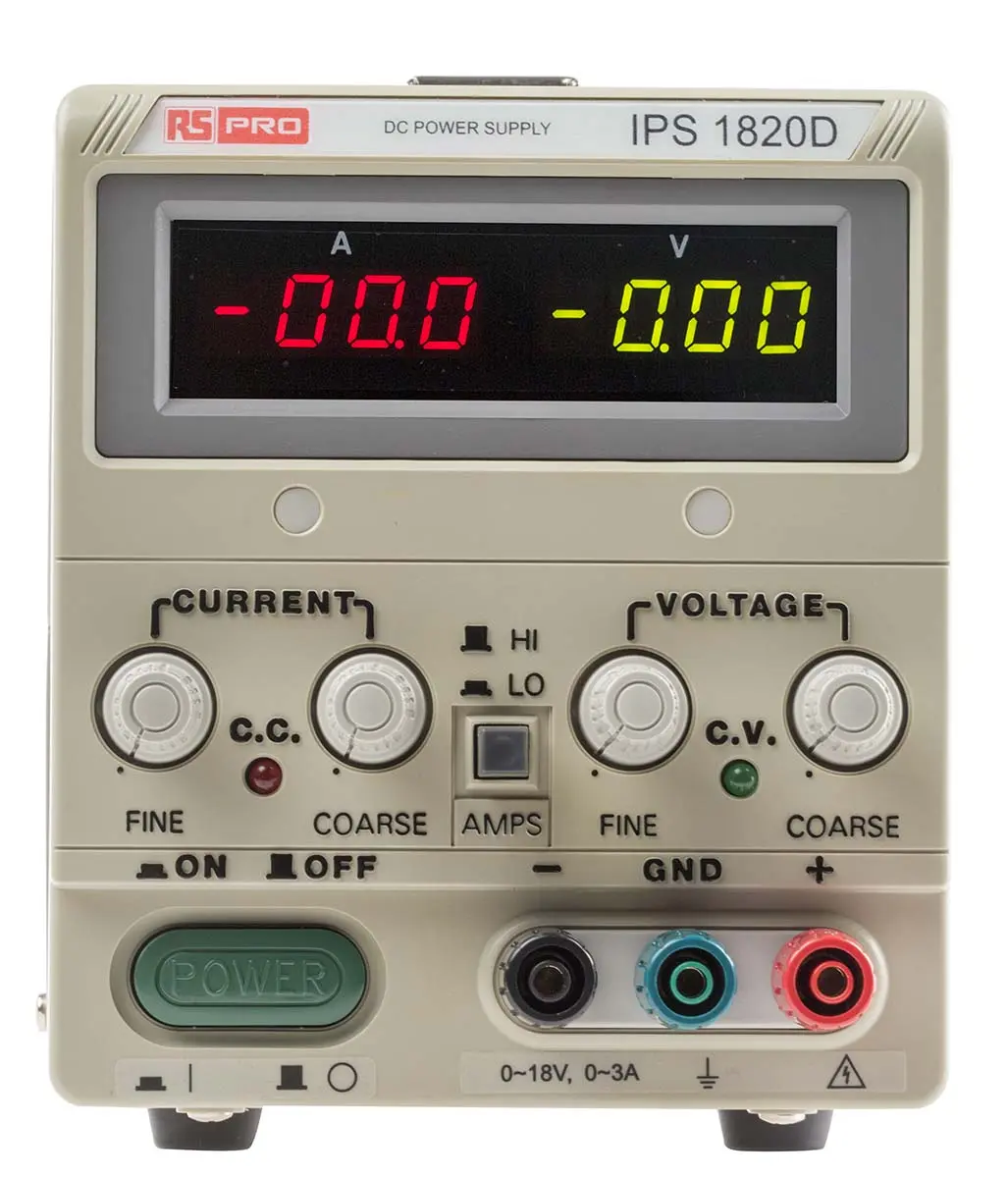Produktfoto 1 von RS PRO Digital Labornetzgerät 360W, 0 → 18V / 20A