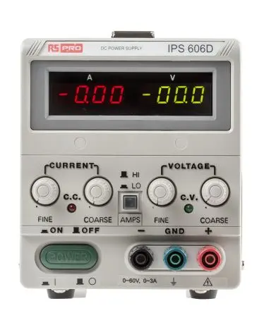 Produktfoto 1 von RS PRO Digital 1 Digital 60V IEC 320 Labornetzgerät 6 A 360 W