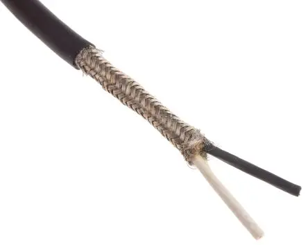 Produktfoto 1 von Belden 8428 Audiokabel 2-adrig Geschirmt, Außen-ø 7.37 mm Außen-ø Schwarz, L. 305 m
