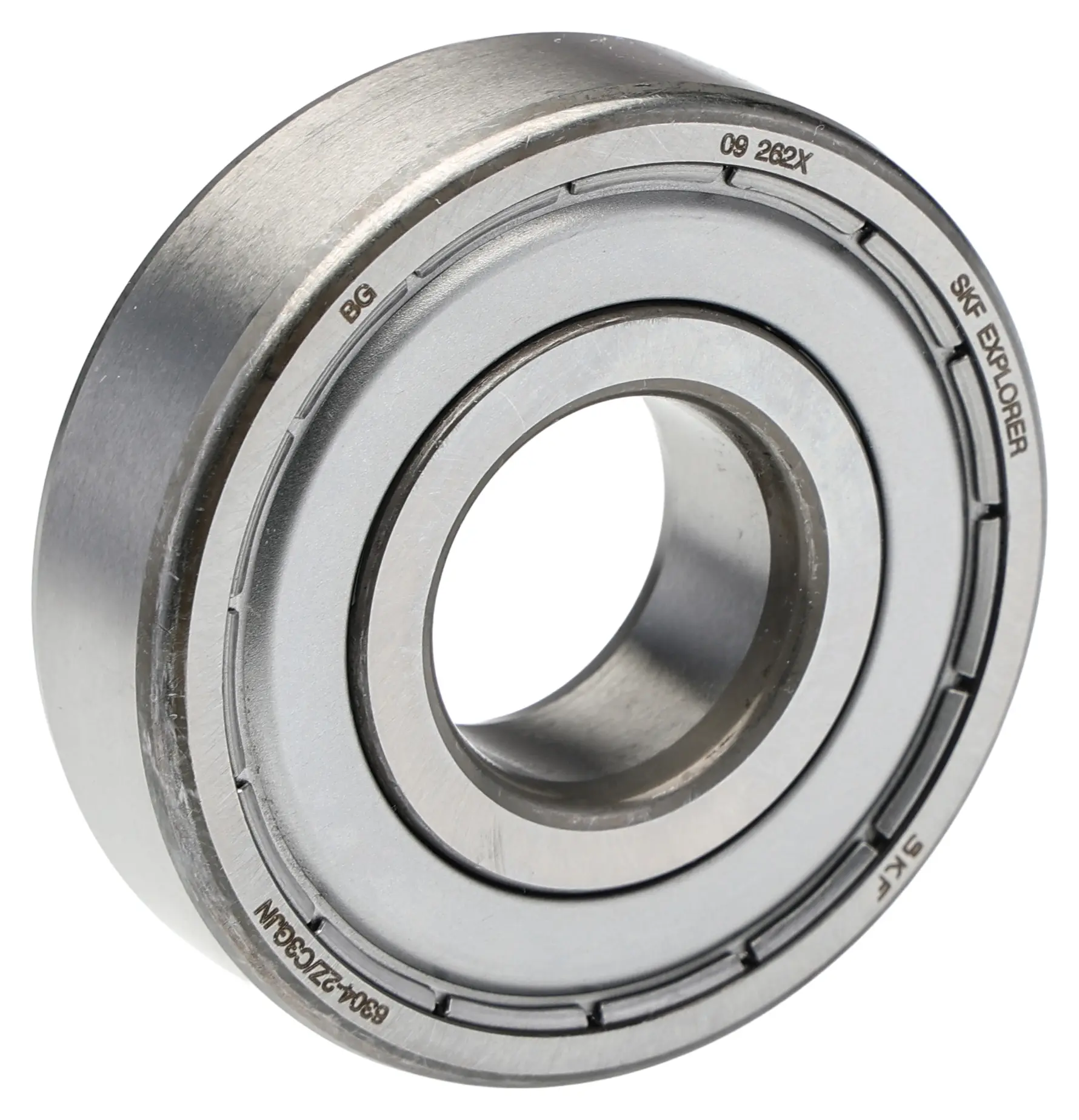 Produktfoto 1 von SKF 1-reihig Kugellager glatt, Innen-Ø 20 mm / Außen-Ø 52 mm Außen-ø , Breite 15 mm