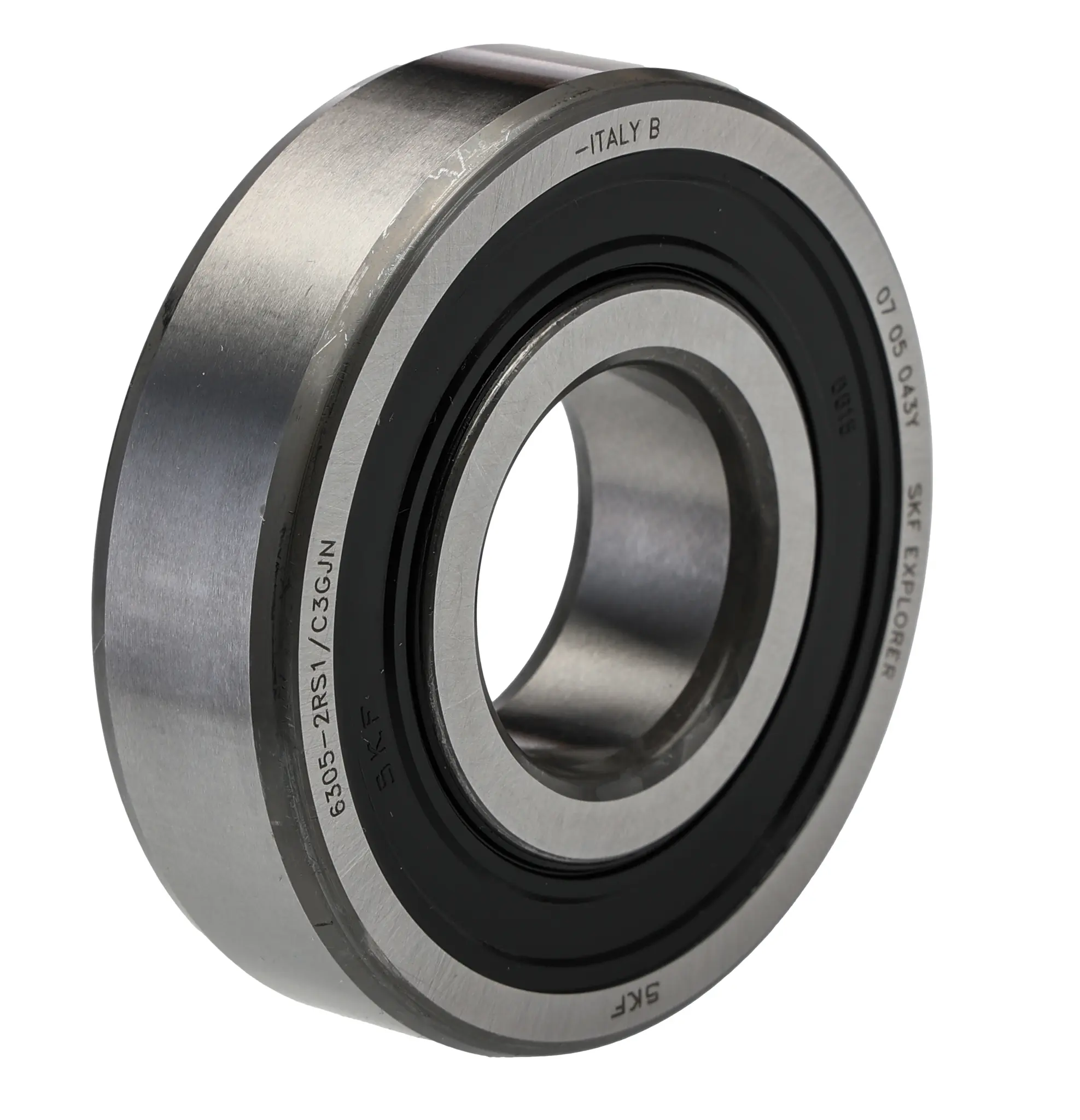 Produktfoto 1 von SKF 1-reihig Rillenkugellager glatt, Innen-Ø 25 mm / Außen-Ø 62 mm Außen-ø , Breite 17 mm