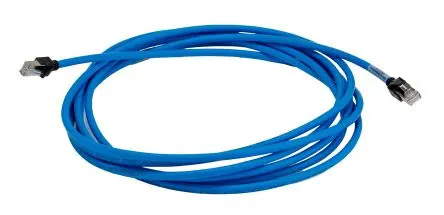Produktfoto 1 von Omron XS6W Cat6a Ethernet-Kabel, 5 m, Blau Abgeschirmt Geschirmt, Aussen ø 5.8 mm Außen-ø , Raucharm halogenfrei