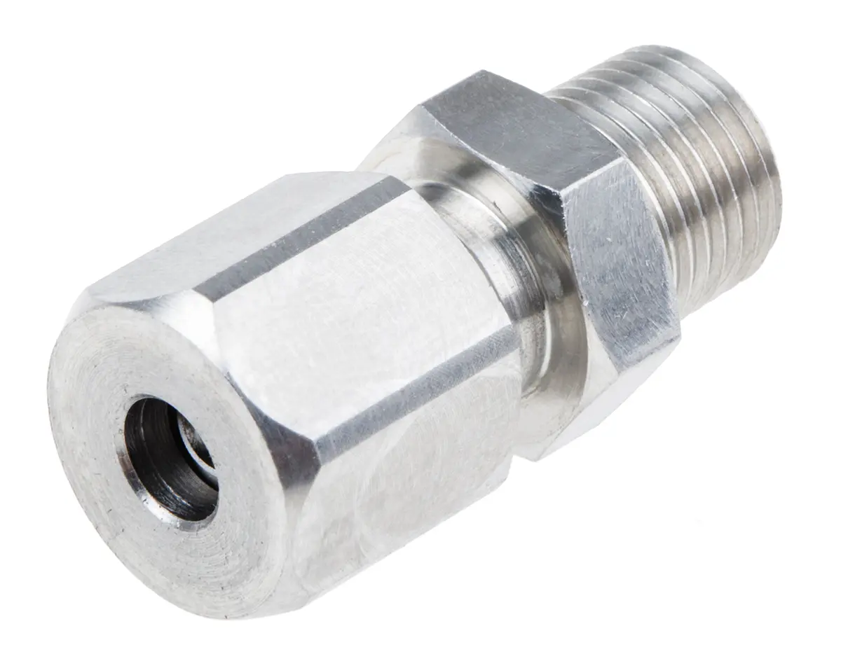 RS PRO 1/8 NPT Quetschverschraubung für Thermoelement oder PRT-Sonde