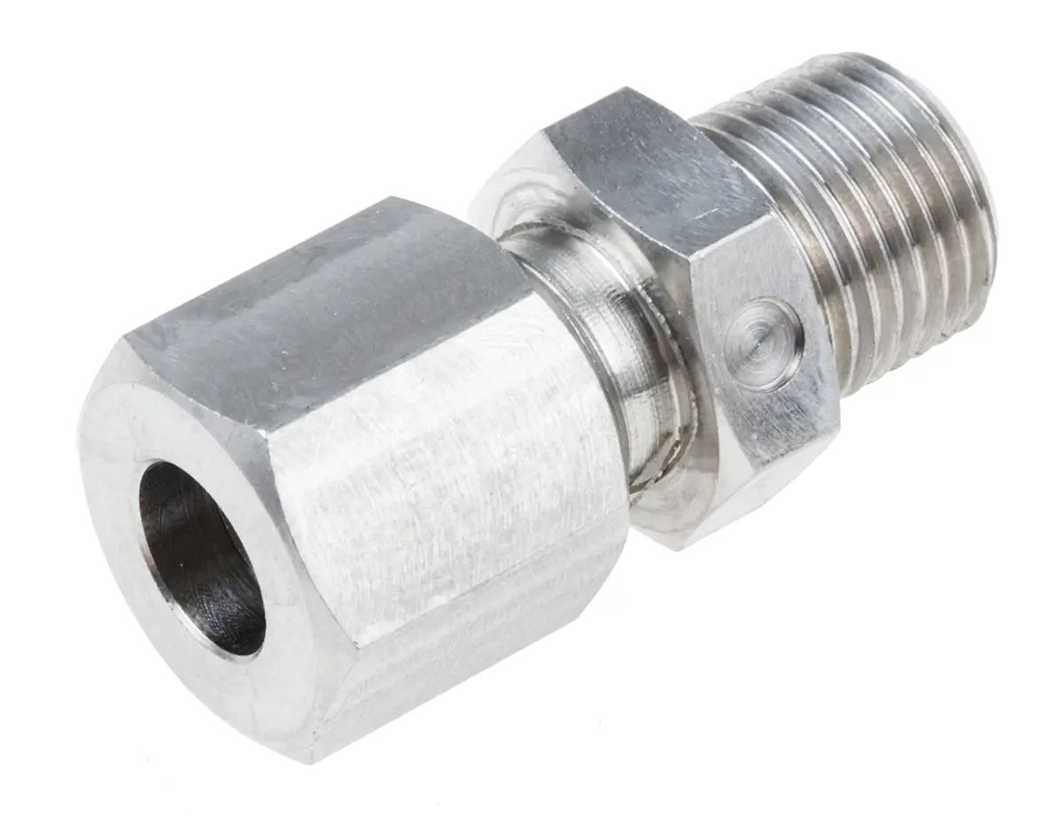 RS PRO 1/8 NPT Quetschverschraubung für Thermoelement oder PRT-Sonde