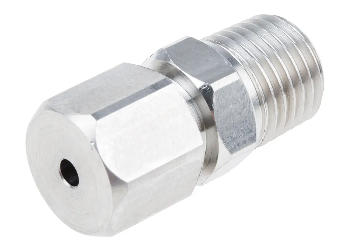 Produktfoto 1 von RS PRO 1/4 NPT Quetschverschraubung für Thermoelement oder PRT-Sonde