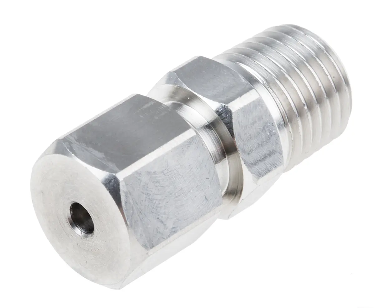 Produktfoto 1 von RS PRO 1/4 NPT Quetschverschraubung für Thermoelement oder PRT-Sonde