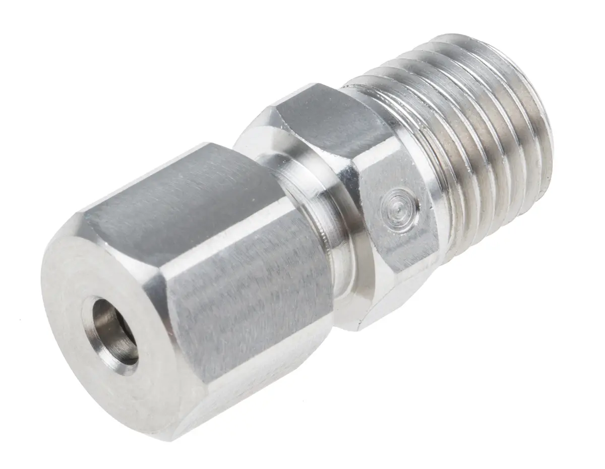 Produktfoto 1 von RS PRO 1/4 NPT Quetschverschraubung für Thermoelement oder PRT-Sonde